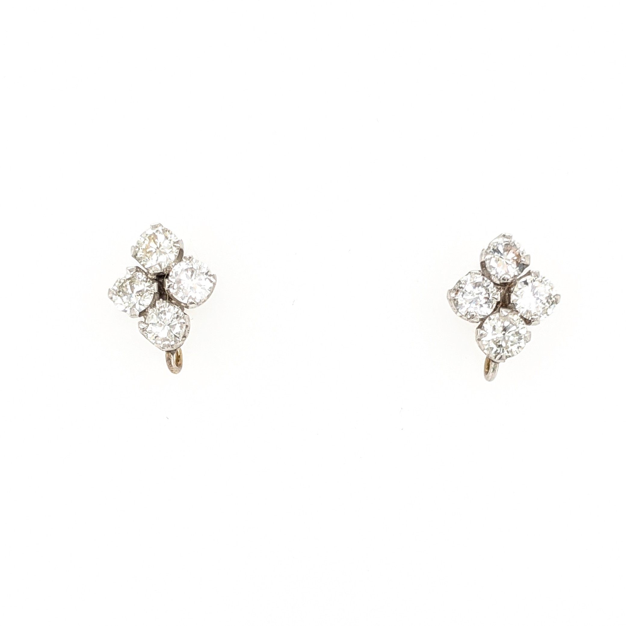 Cluster Diamond Earrings