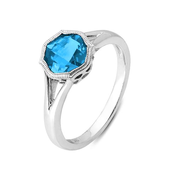 Blue Topaz Ring