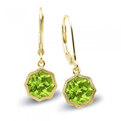 Peridot Drop Earrings