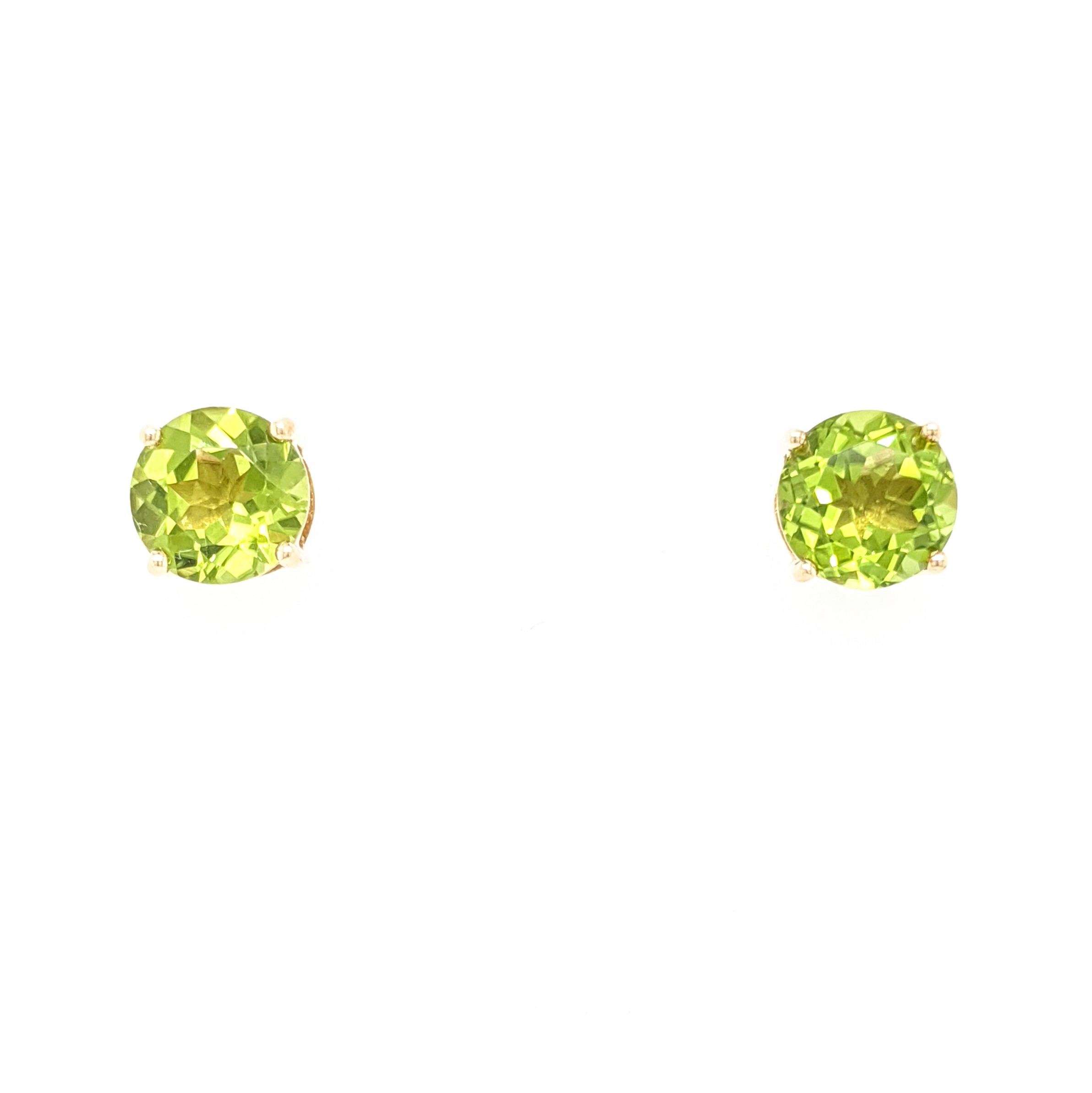 Peridot Stud Earrings