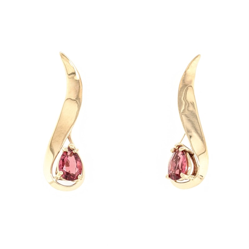 Garnet Drop Earrings