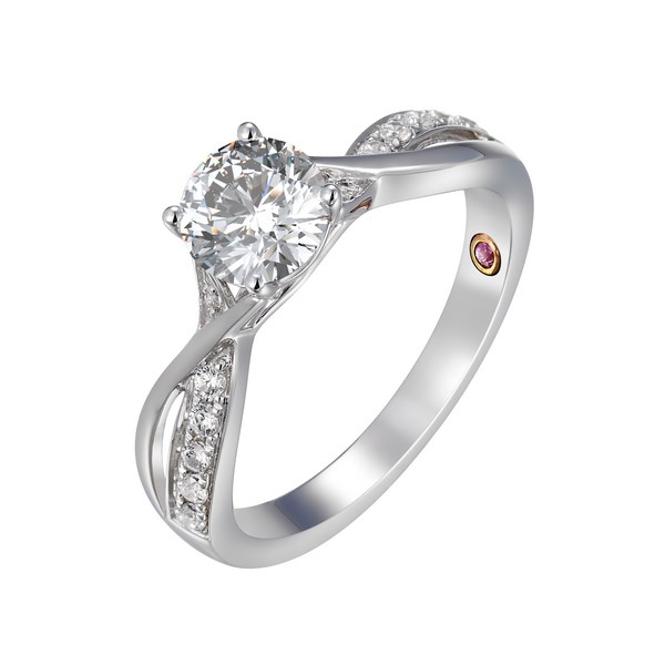 Diamond Twisted Design Ring